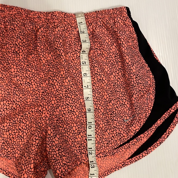 Nike Dri-Fit Running Shorts w/Pocket Brief Womens Size Large Coral/ Black - Picture 6 of 13